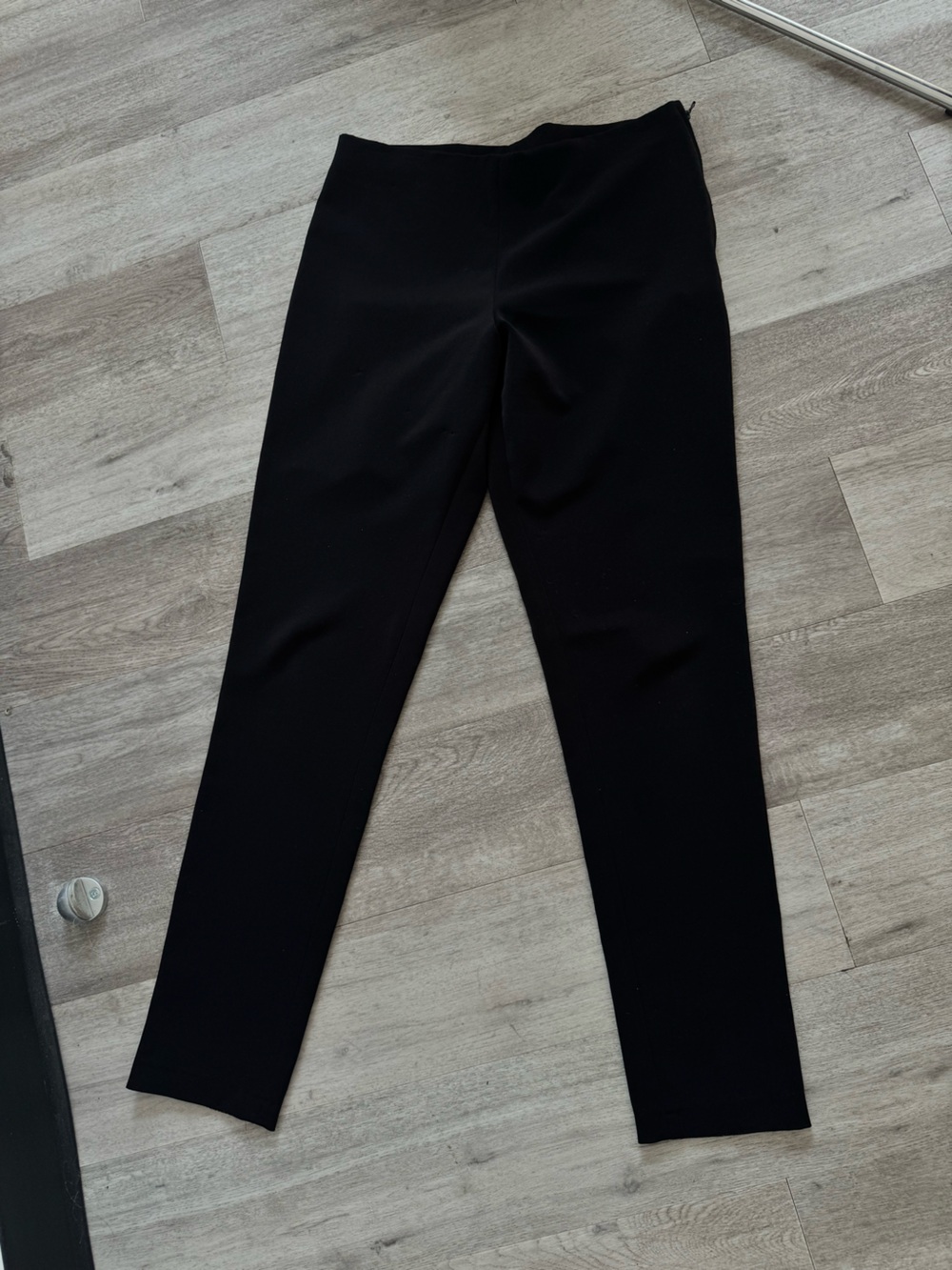 Lauren Vidal Paris Black Tailored Side-Zip Skinny Pants - Size T3 / US 8